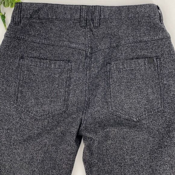 Roots Canada Heavyweight Slim Fit Marled Grey Twill junction knit Pants 6 - Picture 9 of 16